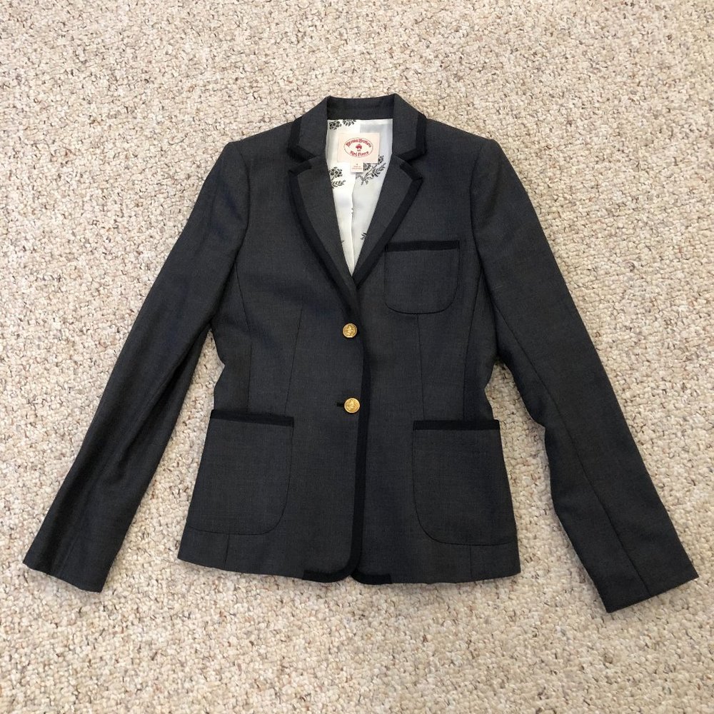 Brooks Brothers Ladies 100% Wool Rowling Blazer Size 4